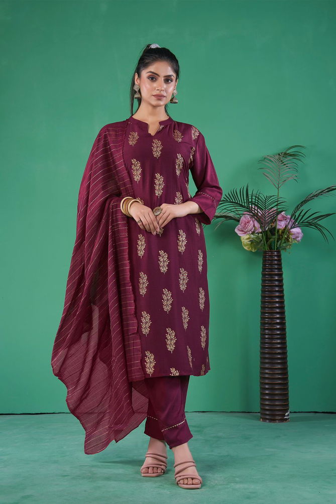 Desilook By Seamore Art Silk Printed Kurti With Bottom Dupatta Wholesale Market In Surat